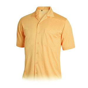 Monterey Club Edgeline Texture Solid Camp Shirt
