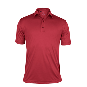 Monterey Club Microfiber Tonal Pinstripe Texture, Solid Tailored Collar Short Sleeve Polo Shirt