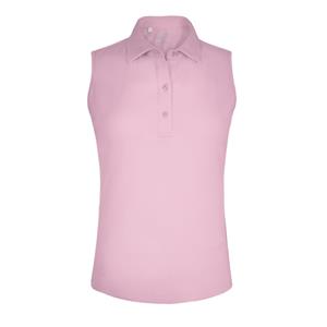 Monterey Club Microfiber Tailored Collar Solid Sleeveless Polo Shirt