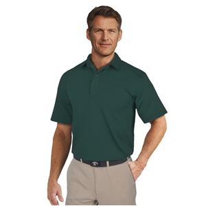 Monterey Club Microfiber Solid Tailored Collar Short Sleeve Polo Shirt